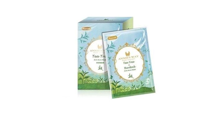 Annies Way - Tea Tree Burdock Anti-acne Mask 10 Pcs