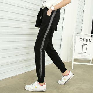 Glitter Panel Sweatpants