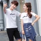 Couple Matching Short-sleeve T-shirt / Shorts / Short-sleeve Dress