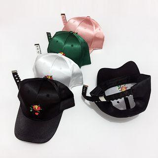 Floral Embroidered Cap