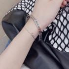 Lettering Bangle As Shown In Figure - One Size