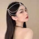 Layered Alloy Headpiece Silver - One Size