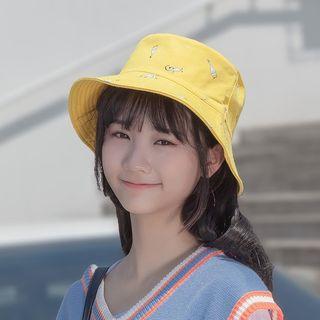 Cartoon Goose Print Bucket Hat