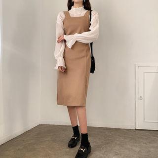 Wool Blend Jumper Dress