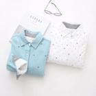 Clover Print Fleece-lined Shirt
