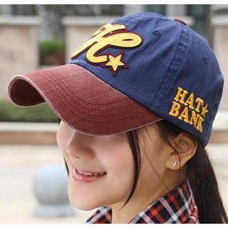 Lettering Embroidered Baseball Cap