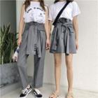 Tie-waist Wide-leg Pants / A-line Skirt