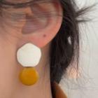 Color Block Earring Yellow - 1450a#