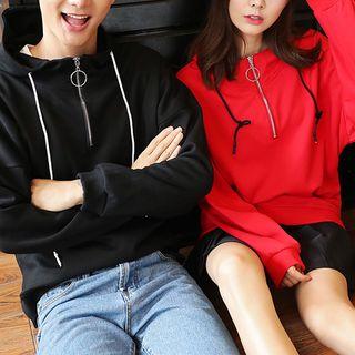 Couple Matching Half-zip Hoodie