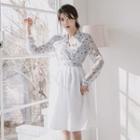 Modern Hanbok Midi Skirt In White White - One Size