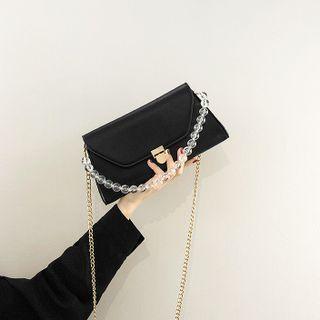 Flap Trapezium Crossbody Bag