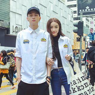 Couple Matching 3/4-sleeve Shirt