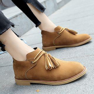 Tasseled Ankle Boots