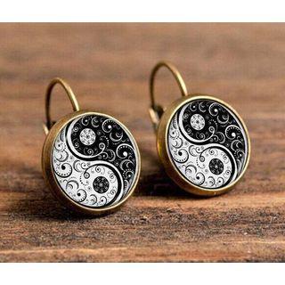 Alloy Yin And Yang Earring