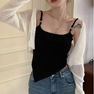 Irregular Camisole Top / Cardigan