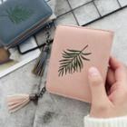 Leaf Embroidered Wallet