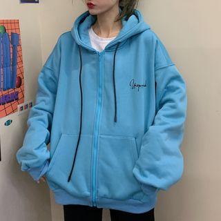 Long-sleeve Zip Hooded Jacket