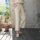 Tab-detail Loose-fit Pants