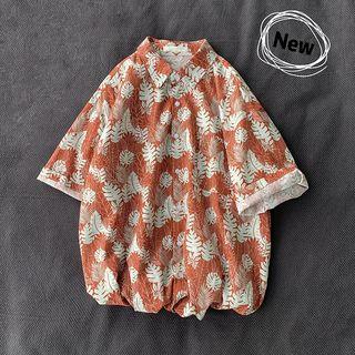 Leaf Short-sleeve Shirt