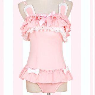Rabbit Ear Frilled Swimsuit