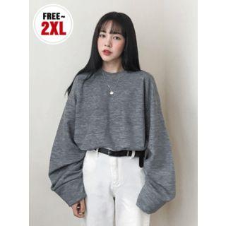 Crew-neck Extra Long-sleeve Sweatshirt