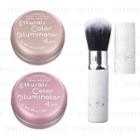 Ettusais - Color Illuminator Set (with Brush) (upper Air Pink) (crush Pink) 3 Pcs