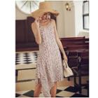 Geometric Irregular Sleeveless Dress