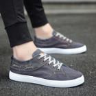 Contrast Stitch Lace-up Sneakers