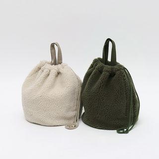 Faux-fur Bucket Bag