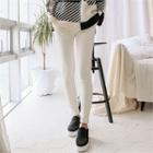 Drawstring-waist Corduroy Slim-fit Pants