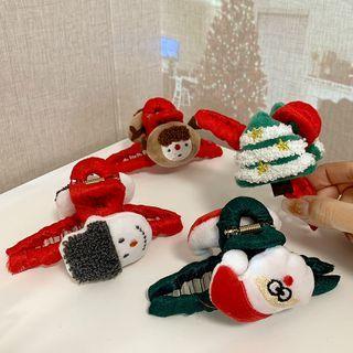 Christmas Chenille Hair Clamp (various Designs)