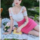 Lace Tank Top / Short-sleeve Printed T-shirt
