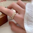 Faux Pearl Layered Ring J2921 - Gold - One Size