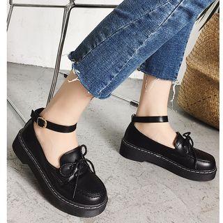 Platform Strapped Loafers