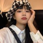 Checkerboard Beret Checkerboard - Black & White - M