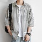 Striped Shirt Top