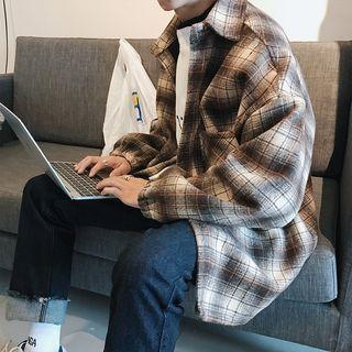 Pocket-front Gingham Jacket
