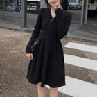 Long-sleeve A-line Dress (various Designs)