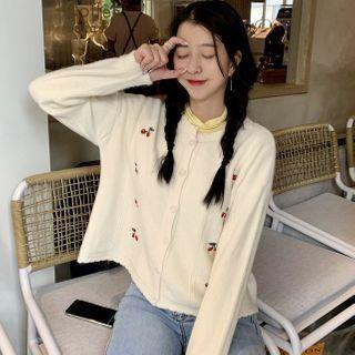 Cherry Knit Cardigan