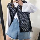Mesh Buttoned Vest