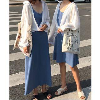 Plain Light Jacket / Tank Dress