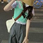 Short-sleeve T-shirt / Camisole Top / Dress Shorts