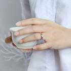 925 Sterling Silver Matte Layered Ring Silver - One Size