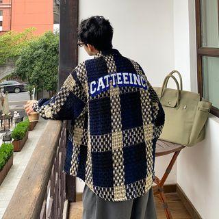 Woven Plaid Shirt Jacket