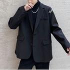 Two-button Lace-up Blazer