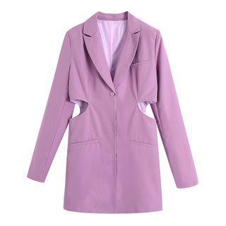 Cut-out Mini Blazer Dress