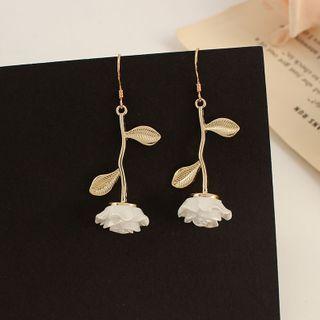 Rose Acrylic Dangle Earring