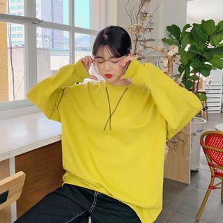 Stitched Loose-fit Sweatshirt