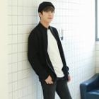 Mock-neck Zipped Cardigan