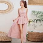 Spaghetti Strap Trained Playsuit